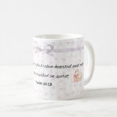Psalm 34:18 Treue Kokette Tasse (VorderseiteRechts)