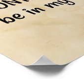 Psalm 34:1 auf einer Nachbildung einer biblischen Poster (Ecke)