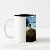 Psalm 34:3 zweifarbige tasse (Links)