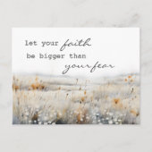 Psalm 34:4 Bibel und Christliches Inspirationsange Postkarte (Vorderseite)