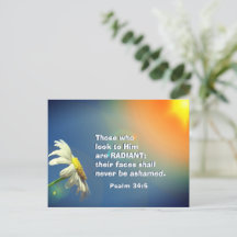 Psalm 34:5 Die, die zu Ihm schauen, sind RADIANT B