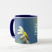 Psalm 34:5 Die, die zu Ihm schauen, sind RADIANT B Tasse (Vorderseite Links)