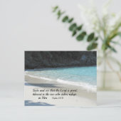 Psalm 34:8 Geschmack und sehen, dass der Herr ist Postkarte (Stehend Vorderseite)