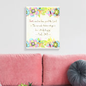 Psalm 34: 8 | Motivierend Biokotierungen Verse Leinwanddruck (Insitu (Wohnzimmer))