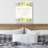 Psalm 34: 8 | Motivierend Biokotierungen Verse Leinwanddruck (Insitu (Schlafzimmer))