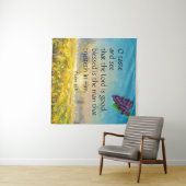 Psalm 34:8 wandteppich (Beispiel (Horizontal))