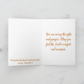 Psalm 34, der Herr ist nah an den gebrochenen Herz Karte (Innenseite)