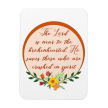 Psalm 34, der Herr ist nah an den gebrochenHearted