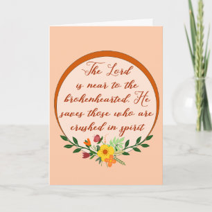 Psalm 34, Der Herr ist nahe bei den gebrochenen He Karte