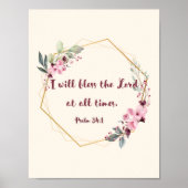 Psalm 34 Poster (Vorne)