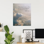 Psalm 36:5 poster (Heimbüro)