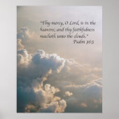 Psalm 36:5 poster (Vorne)