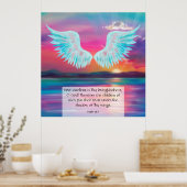 Psalm 36:7 poster (Küche)