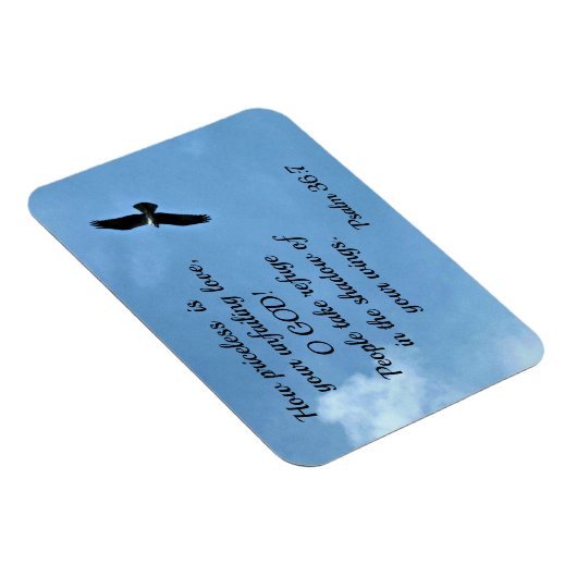 Psalm 36:7 Wie unbezahlbar ist Ihre unfehlbare Lie Magnet (Rechte Seite)