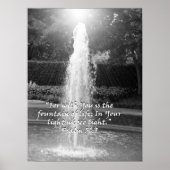 Psalm 36:9 poster (Vorne)