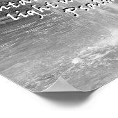 Psalm 36:9 poster (Ecke)