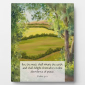 Psalm 37:11 fotoplatte (Vorderseite)