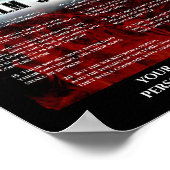 Psalm 37:12 Thru 20 gebrochen und die rechtschaffe Poster (Ecke)