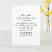 Psalm 37 23 24 karte (Gelbe Blume)