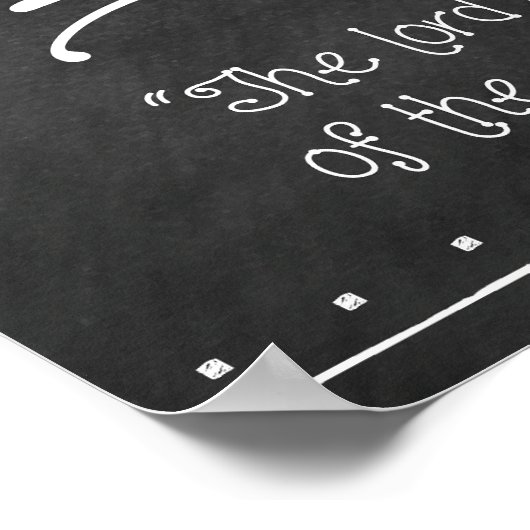 Psalm 37:23 Poster (Ecke)