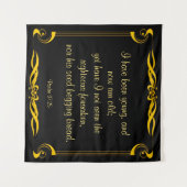 Psalm 37:25 wandteppich (Vorderseite (Horizontal))