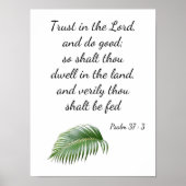 Psalm 37-3 poster (Vorne)