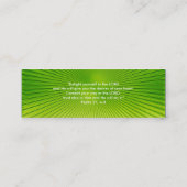 Psalm 37; 4-5 - Christlich Mini Visitenkarte (Rückseite)