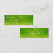 Psalm 37; 4-5 - Christliche Geschäfts-Karte Mini Visitenkarte (Vorne/Hinten)