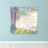Psalm 37:4-5 Leinwanddruck (Insitu (Holzboden))