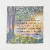 Psalm 37:4-5 wandteppich (Vorderseite)