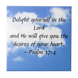 Psalm 37:4 fliese