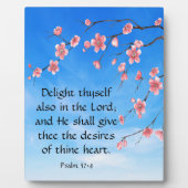 Psalm 37:4 fotoplatte (Vorderseite)