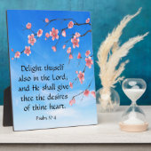 Psalm 37:4 fotoplatte (Seite)