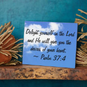 Psalm 37:4 fotoplatte (Seite)