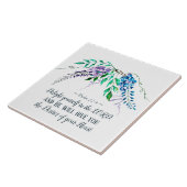 Psalm 37:4 Freut euch im Herrn, Bläserin Fliese (Seite)