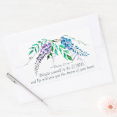 Psalm 37:4 Freut euch im Herrn, Bläserin Rechteckiger Aufkleber (Umschlag)