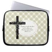Psalm 37:4 Notebook- oder Netbook Carrier Sleeve (Vorderseite)