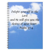 Psalm 37:4 notizblock (Vorderseite)