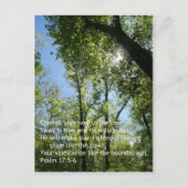 Psalm 37:5-6 postkarte (Vorderseite)