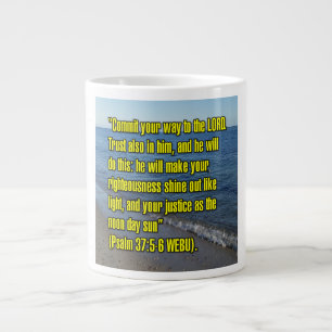 Psalm 37:5-6 WEBU Tasse