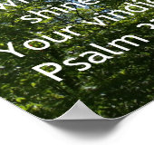 Psalm 37 Poster (Ecke)