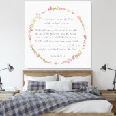 Psalm 40:1-3 Leinwand drucken (Insitu (Schlafzimmer))