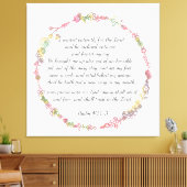 Psalm 40:1-3 Leinwand drucken (Insitu (Wohnzimmer))