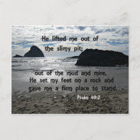 Psalm 40:2 Er hob mich aus der schlanken Grube