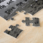 Psalm 40:2 Er hob mich aus der schlanken Grube Puzzle (Seite)