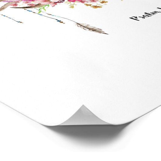 Psalm 42:1 poster (Ecke)