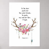Psalm 42:1 poster (Vorne)