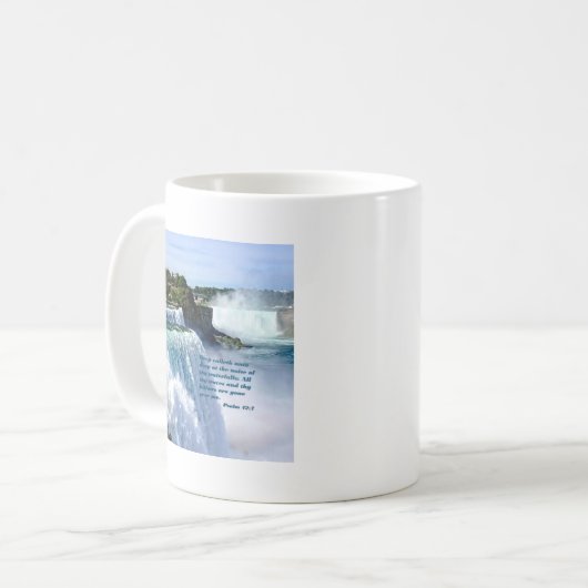 Psalm 42:7 kaffeetasse (Vorderseite Links)