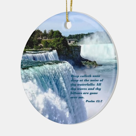 Psalm 42:7 keramik ornament (Links)