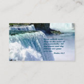 Psalm 42:7 visitenkarte (Rückseite)